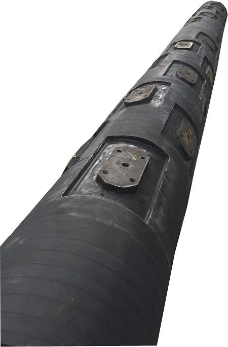 Cylindre Ø500 Long 5500mm avec caoutchouc