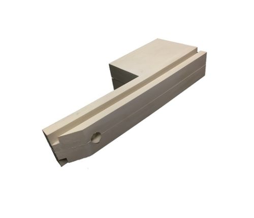 Nicht abfärbende Gleitfüße aus weißem Gummi