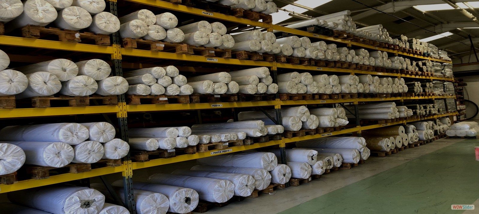 Stock rouleaux caoutchouc