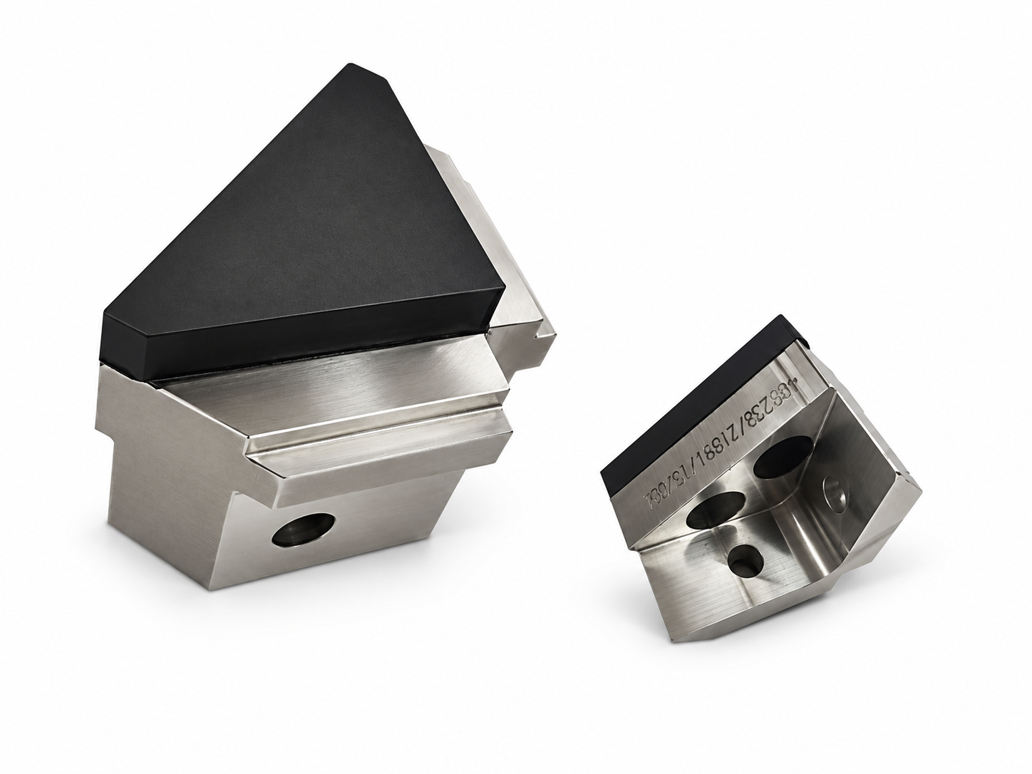 Patin surmoulé - Insert Inox / Matière Feu