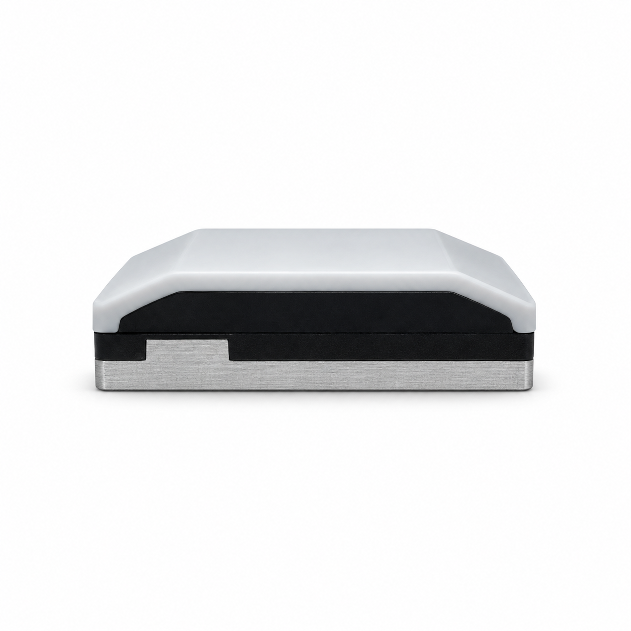 Patin surmoulé - Inox - caoutchouc - PTFE